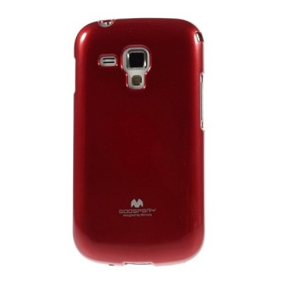 Samsung Galaxy S Duos 2 S7582, S Duos S7562, Trend S7560, Trend Plus S7580 raudonas Mercury kieto silikono (TPU) dėklas / Prieda