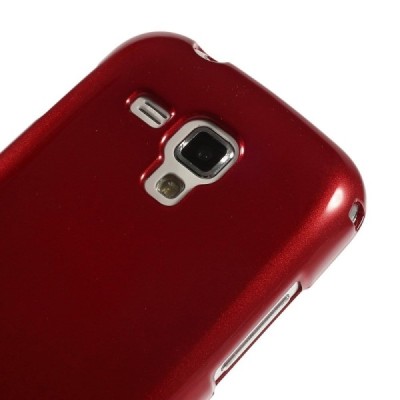 Samsung Galaxy S Duos 2 S7582, S Duos S7562, Trend S7560, Trend Plus S7580 raudonas Mercury kieto silikono (TPU) dėklas / Prieda