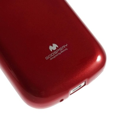 Samsung Galaxy S Duos 2 S7582, S Duos S7562, Trend S7560, Trend Plus S7580 raudonas Mercury kieto silikono (TPU) dėklas / Prieda