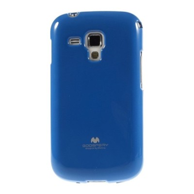 Samsung Galaxy S Duos 2 S7582, S Duos S7562, Trend S7560, Trend Plus S7580 mėlynas Mercury kieto silikono (TPU) dėklas / Priedai