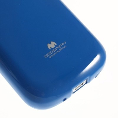 Samsung Galaxy S Duos 2 S7582, S Duos S7562, Trend S7560, Trend Plus S7580 mėlynas Mercury kieto silikono (TPU) dėklas / Priedai