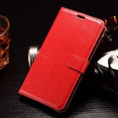 LG G4 Stylus (H635) atvēramais ādas sarkans maciņš (maks) / Vacins.lv