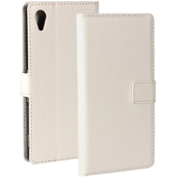 Atvēramais maciņš - balts (Xperia M4 Aqua)