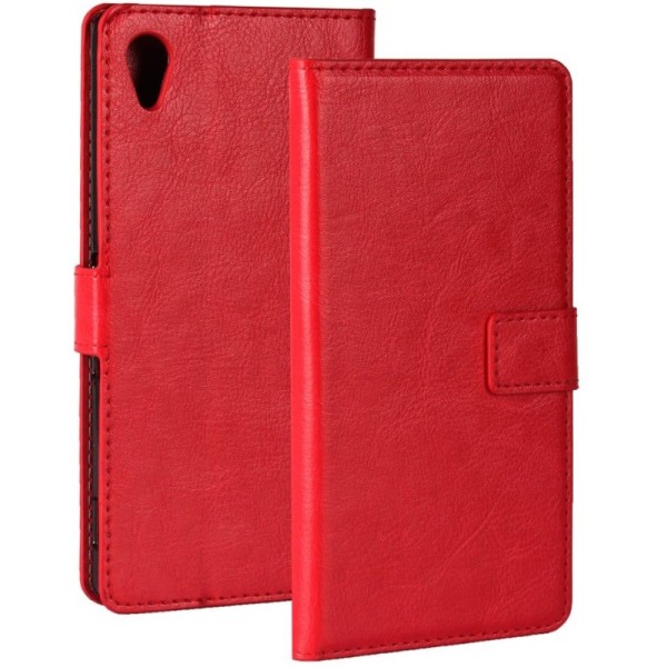 Atverčiamas dėklas - raudonas (Xperia M4 Aqua)