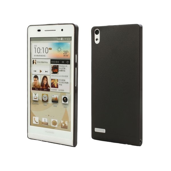 Ploniausias pasaulyje dėklas - juodas (Ascend P6)