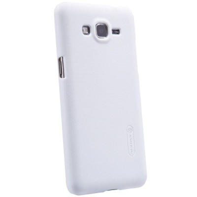Samsung Galaxy Grand Prime (G530) Nillkin Frosted Shield balts plastmasas apvalks + ekrāna aizsargplēve / Vacins.lv