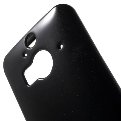 HTC One M9+ Plus Mercury melns cieta silikona (TPU) apvalks / vacins.lv