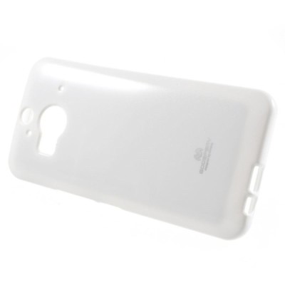 HTC One M9+ Plus baltas Mercury kieto silikono (TPU) dėklas / Priedai.lt