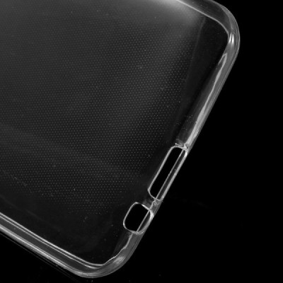 HTC One M9+ Plus skaidrus (permatomas) kieto silikono TPU ploniausias pasaulyje bespalvis dėklas / Priedai.lt