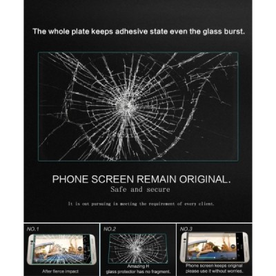 HTC One M9+ Plus „Nillkin“ H Tempered Glass sustiprintos apsaugos apsauginis ekrano stiklas 0.33 mm / Priedai.lt