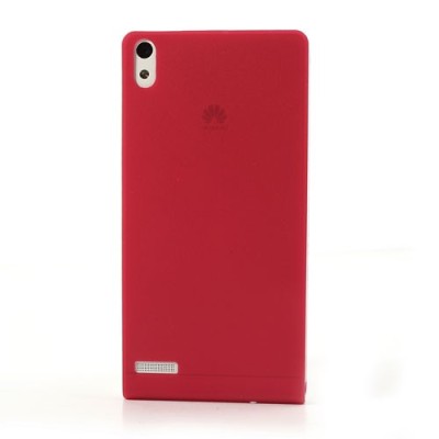 Ploniausias pasaulyje raudonas Huawei Ascend P6 dėklas (dėkliukas) / Priedai.lt