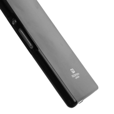 Sony Xperia Z Ultra Mercury melns cieta silikona (TPU) apvalks / vacins.lv