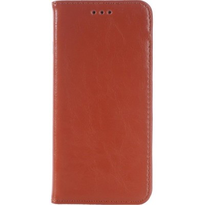 HTC One M9 solīds atvēramais ādas brūns maciņš (maks) / Vacins.lv