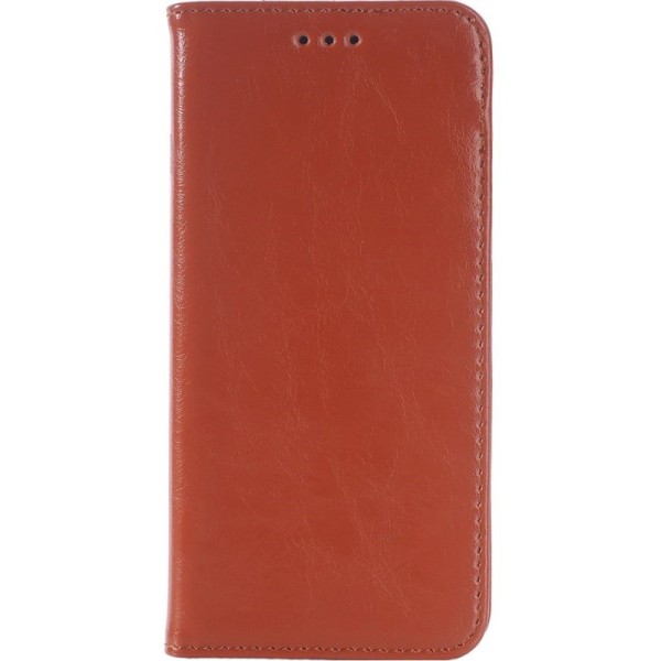 Solidus atverčiamas odinis dėklas - rudas (One M9)