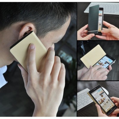 Huawei Ascend P6 grezns „Baseus Business“ sudraba maciņš / Vacins.lv