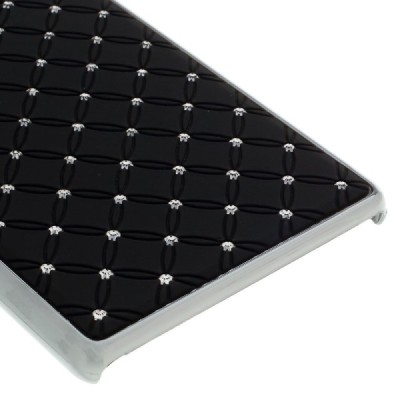 Huawei P8 elegants melns apvalks ar spīduļiem / Vacins.lv