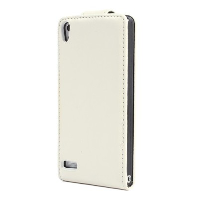 „Crazy Horse“ ādas balts Huawei Ascend P6 futrālis / Vacins.lv