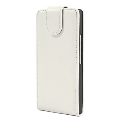 „Crazy Horse“ ādas balts Huawei Ascend P6 futrālis / Vacins.lv