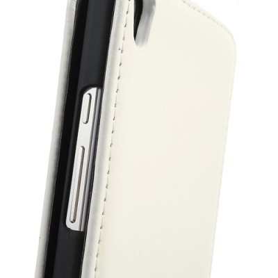 „Crazy Horse“ ādas balts Huawei Ascend P6 futrālis / Vacins.lv