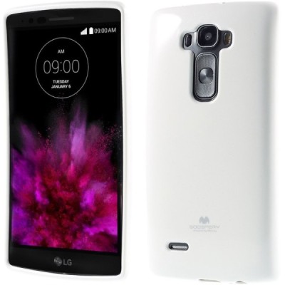 LG G Flex 2 (H955) baltas Mercury kieto silikono (TPU) dėklas / Priedai.lt