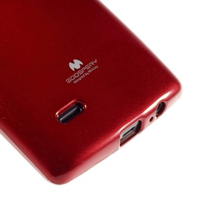 LG G Flex 2 (H955) raudonas Mercury kieto silikono (TPU) dėklas / Priedai.lt