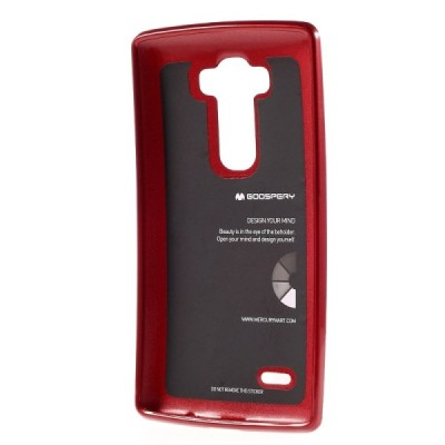 LG G Flex 2 (H955) raudonas Mercury kieto silikono (TPU) dėklas / Priedai.lt