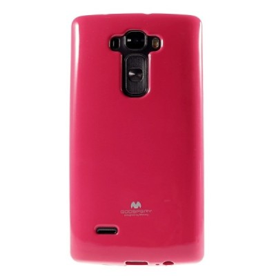 LG G Flex 2 (H955) tamsiai rožinis (koralinis) Mercury kieto silikono (TPU) dėklas / Priedai.lt