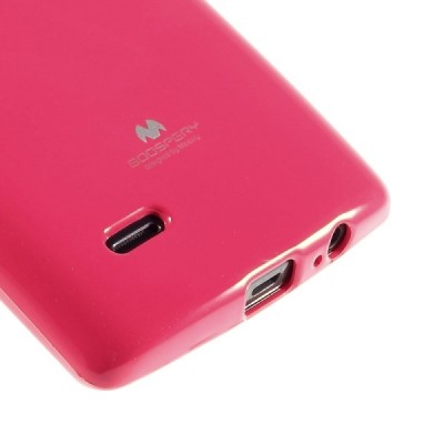 LG G Flex 2 (H955) tamsiai rožinis (koralinis) Mercury kieto silikono (TPU) dėklas / Priedai.lt