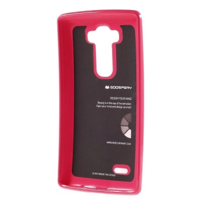 LG G Flex 2 (H955) tamsiai rožinis (koralinis) Mercury kieto silikono (TPU) dėklas / Priedai.lt
