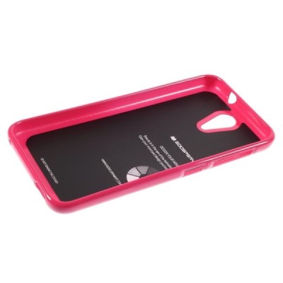 HTC Desire 620 Mercury tumši rozs cieta silikona (TPU) apvalks / vacins.lv