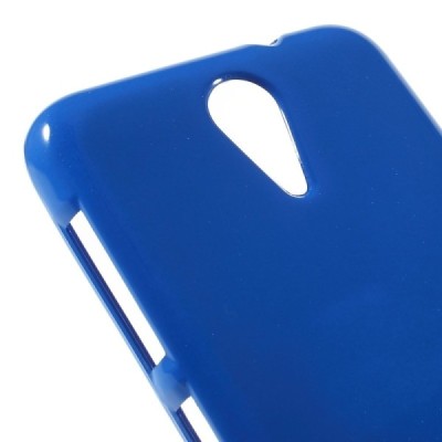 HTC Desire 620 Mercury zils cieta silikona (TPU) apvalks / vacins.lv