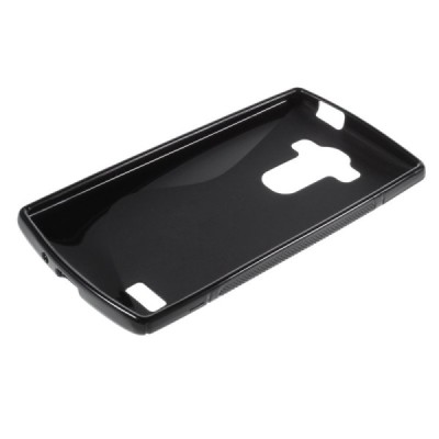 LG G4s cieta silikona (TPU) melns apvalks / vacins.lv