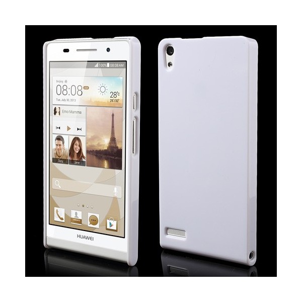 „Plasto Case“ dėklas - baltas (Ascend P6)