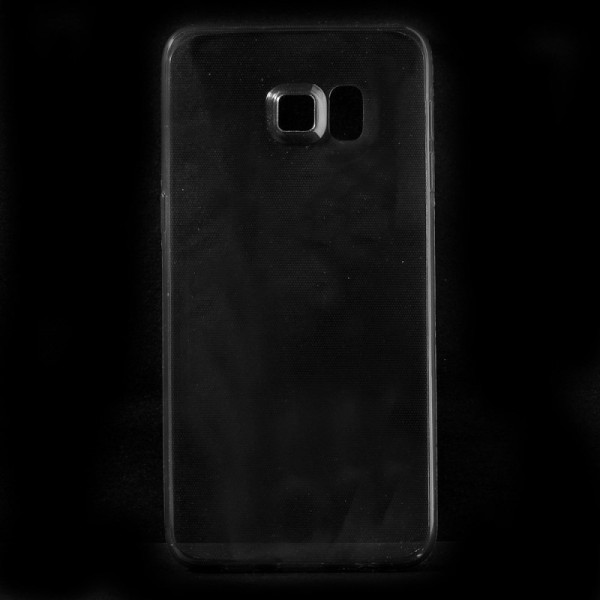 Ploniausias TPU skaidrus dėklas - pilkas (Galaxy S6 Edge+)