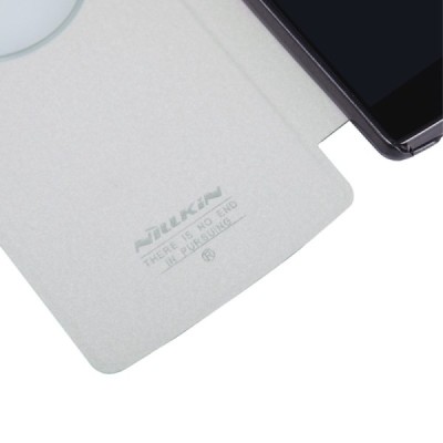 LG G4 (H815) „Nillkin“ Fresh atvēramais melns maciņš / Vacins.lv