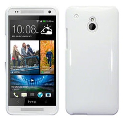 HTC One mini baltas silikoninis dėklas / Priedai.lt