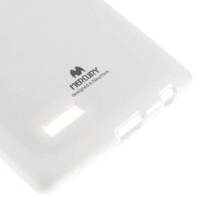 LG G4 (H815) baltas Mercury kieto silikono (TPU) dėklas / Priedai.lt