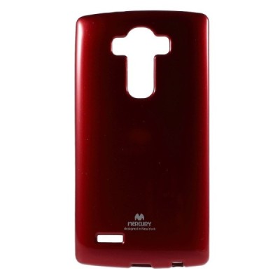LG G4 (H815) Mercury sarkans cieta silikona (TPU) apvalks / vacins.lv