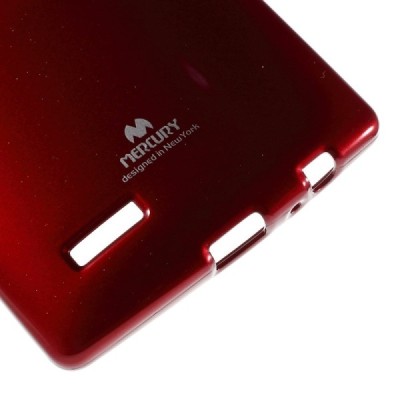 LG G4 (H815) Mercury sarkans cieta silikona (TPU) apvalks / vacins.lv