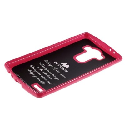 LG G4 (H815) tamsiai rožinis Mercury kieto silikono (TPU) dėklas / Priedai.lt