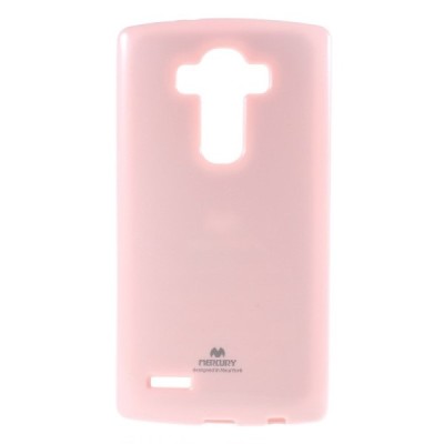 LG G4 (H815) šviesiai rožinis Mercury kieto silikono (TPU) dėklas / Priedai.lt