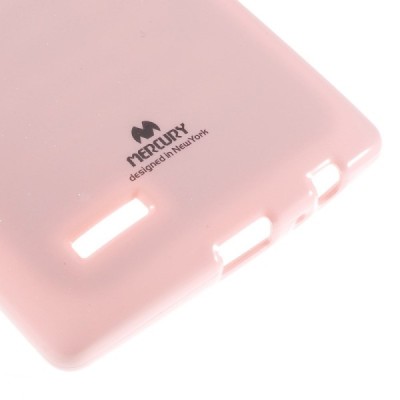 LG G4 (H815) šviesiai rožinis Mercury kieto silikono (TPU) dėklas / Priedai.lt