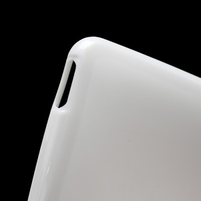 HTC One mini baltas silikoninis dėklas / Priedai.lt