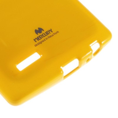 LG G4 (H815) Mercury dzeltens cieta silikona (TPU) apvalks / vacins.lv