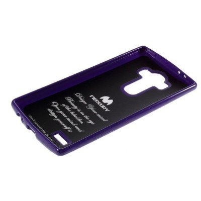 LG G4 (H815) violetinis Mercury kieto silikono (TPU) dėklas / Priedai.lt