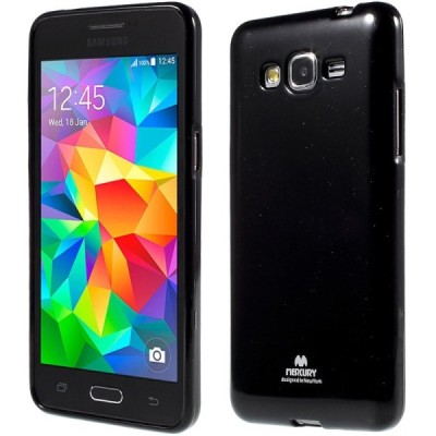 Samsung Galaxy Grand Prime (G530) Mercury melns cieta silikona (TPU) apvalks / vacins.lv