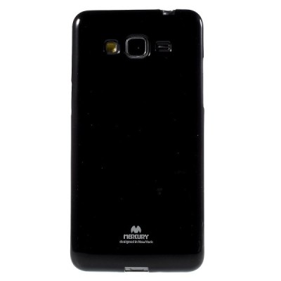 Samsung Galaxy Grand Prime (G530) Mercury melns cieta silikona (TPU) apvalks / vacins.lv