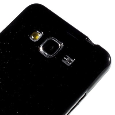 Samsung Galaxy Grand Prime (G530) Mercury melns cieta silikona (TPU) apvalks / vacins.lv