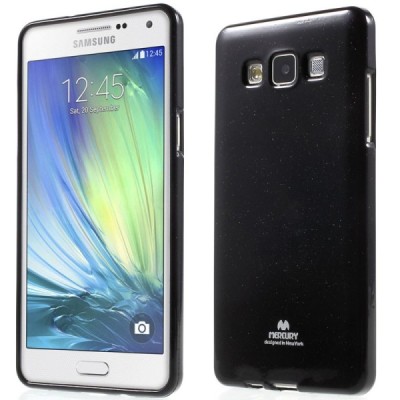 Samsung Galaxy A5 juodas Mercury kieto silikono (TPU) dėklas / Priedai.lt