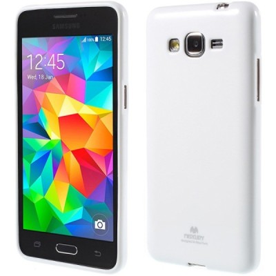 Samsung Galaxy Grand Prime (G530) baltas Mercury kieto silikono (TPU) dėklas / Priedai.lt